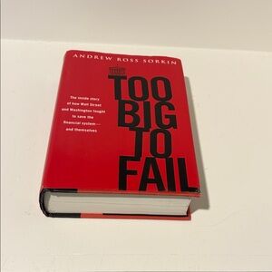 Too Big to Fail' Hardcover Book